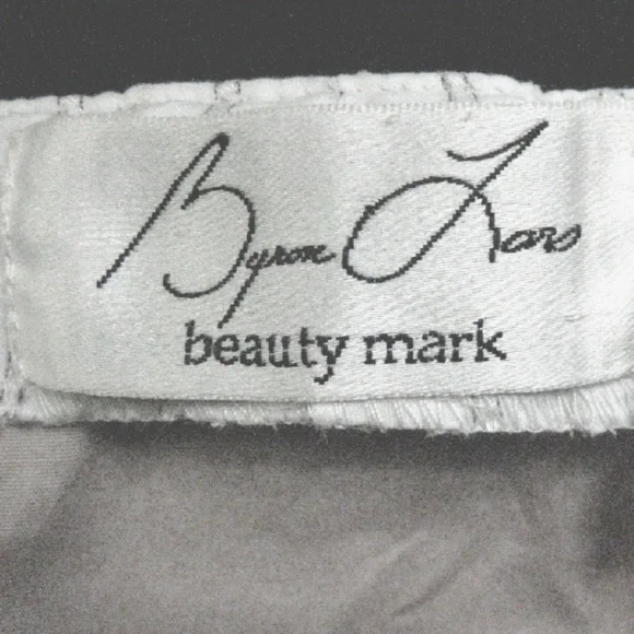 Byron Lars Strapless Dress in Cream and Gray - Picture 7 of 7